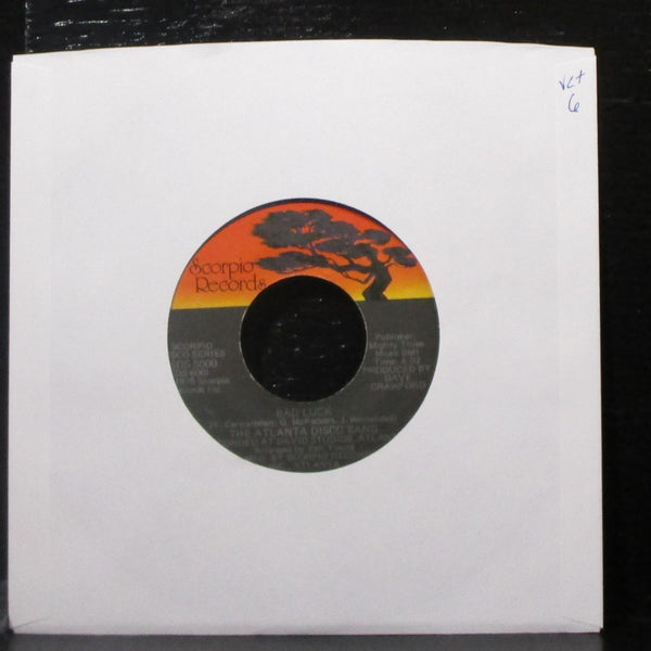 The Atlanta Disco Band - Bad Luck 7" VG+ Vinyl 45 Scorpio SDS-5000 USA 1975 - Shuga Records