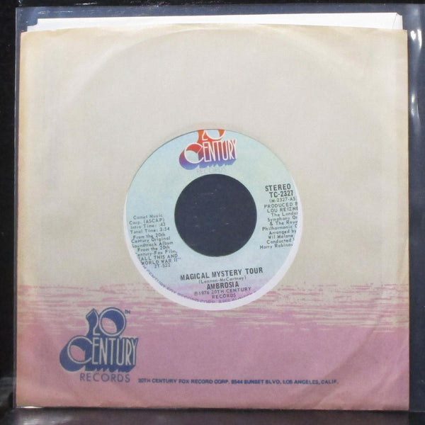 Ambrosia - Magical Mystery Tour / Cowboy Star 7" Mint- Vinyl 45 TC-2327 USA 1976 - Shuga Records