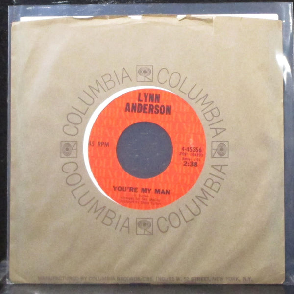 Lynn Anderson - You're My Man / I'm Gonna Write A Song 7" Mint- 45 Columbia - Shuga Records