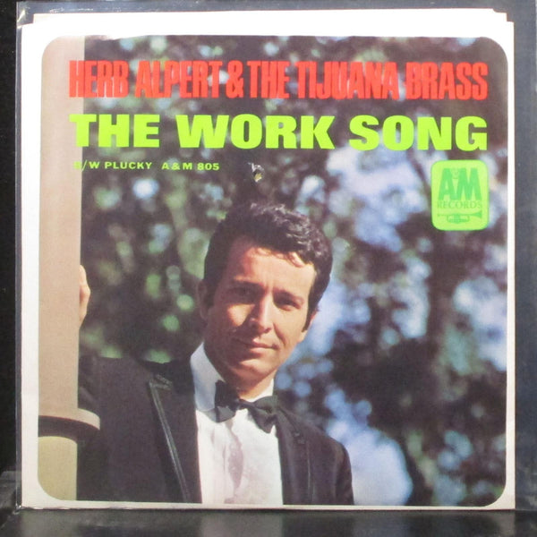 Herb Alpert - The Work Song / Plucky 7" VG+ Vinyl 45 A&M 805 USA 1966 - Shuga Records