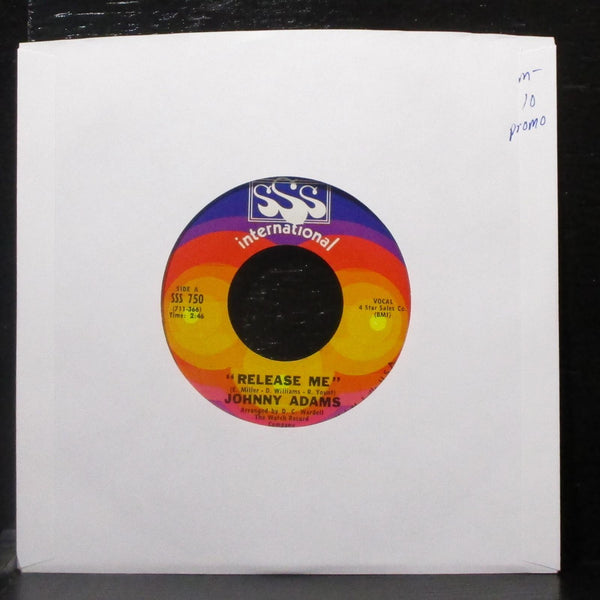 Johnny Adams - Release Me / You Make A New Man Out Of Me 7" Mint- Promo Vinyl 45 - Shuga Records