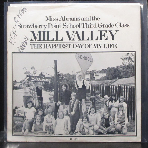 Miss Abrams & Strawberry Point 3rd Grade Class - Mill Valley 7" Mint- Promo 45 - Shuga Records