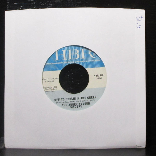 The Abbey Tavern Singers - Off To Dublin In The Green 7" VG+ Vinyl 45 HBR 498 - Shuga Records