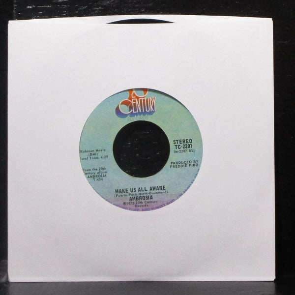 Ambrosia - Holdin' On To Yesterday / Make Us All Aware 7" VG+ Vinyl 45 TC-2207 - Shuga Records