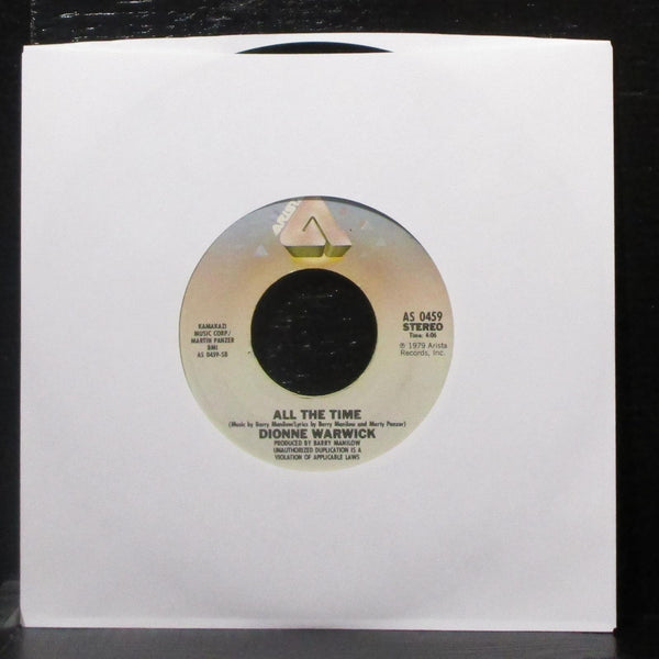 Dionne Warwick - Deja Vu / All The Time 7" Mint- Vinyl 45 Arista AS 0459 USA - Shuga Records