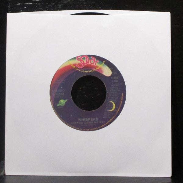 Whispers - Rock Steady / Are You Going My Way 7" Mint- Vinyl 45 Solar B-70006 - Shuga Records