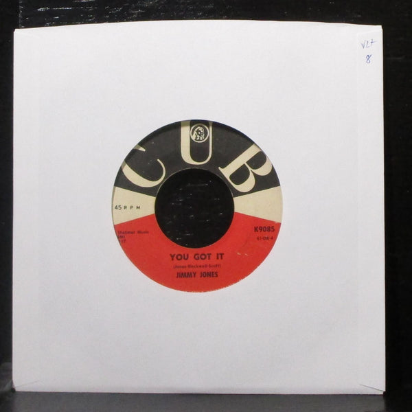 Jimmy Jones - I Told You So / You Got It 7" VG+ Vinyl 45 Cub K9085 USA 1961 - Shuga Records