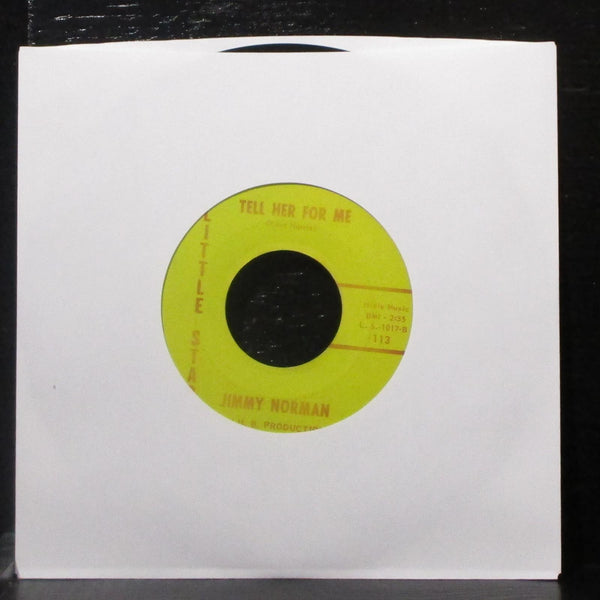 Jimmy Norman - I Don't Love You No More 7" VG+ 45 Little Star 113 yellow label - Shuga Records