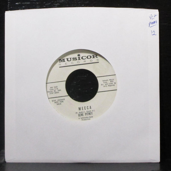 Gene Pitney - Mecca / Teardrop By Teardrop 7" VG+ Vinyl 45 Musicor MU 1028 - Shuga Records