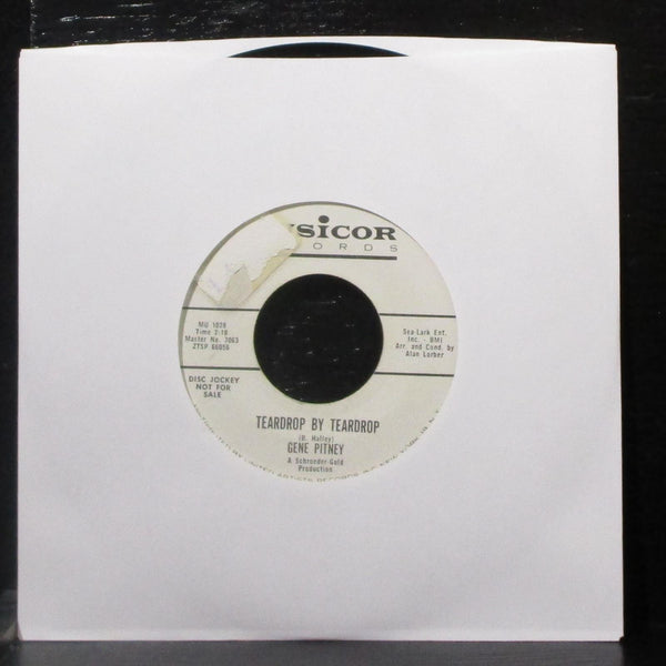 Gene Pitney - Mecca / Teardrop By Teardrop 7" VG+ Vinyl 45 Musicor MU 1028 - Shuga Records
