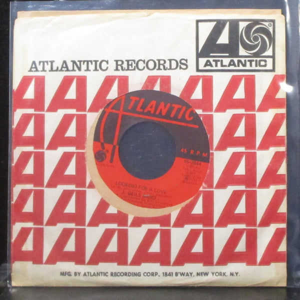 J. Geils Band - Looking For A Love / Whammer Jammer 7" VG+ Vinyl 45 Atlantic - Shuga Records