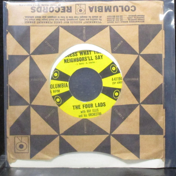 The Four Lads - Enchanted Island 7" Mint- Vinyl 45 Columbia 4-41194 USA 1958 - Shuga Records