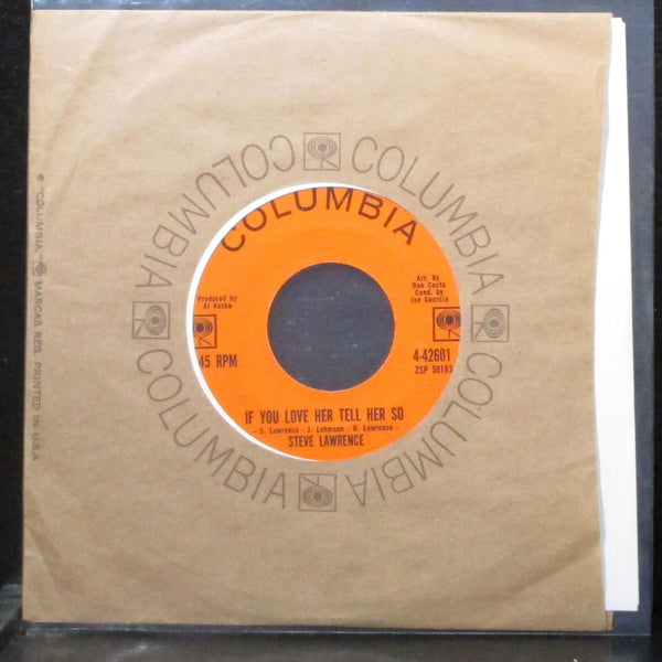 Steve Lawrence - Go Away Little Girl 7" Mint- Vinyl 45 Columbia 4-42601 USA 1962 - Shuga Records