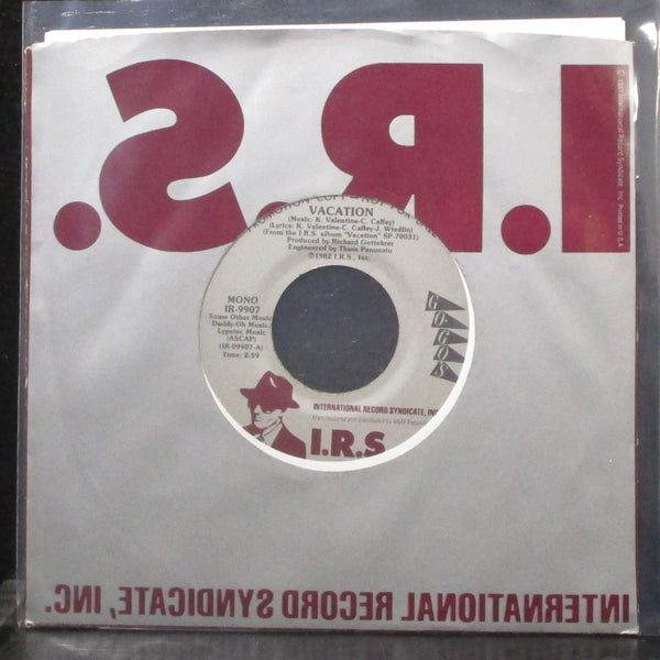 Go-Go's - Vacation 7" Mint- Promo Vinyl 45 I.R.S. IR-9907 USA 1982 - Shuga Records