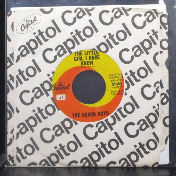 Beach Boys - The Little Girl I Once Knew 7" VG+ Vinyl 45 Capitol 5540 USA 1965 - Shuga Records