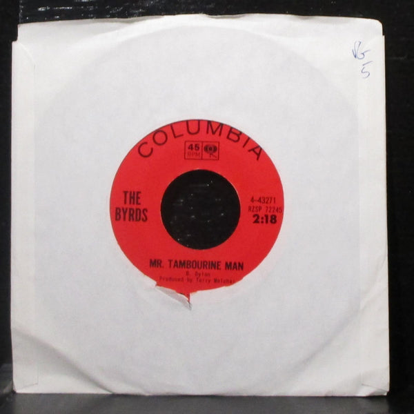 The Byrds - Mr. Tambourine Man / I Knew I'd Want You 7" VG 45 Columbia 1965 - Shuga Records