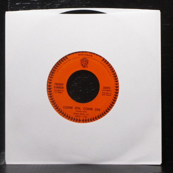 Freddy Cannon - The Dedication Song / Come On, Come On 7" VG+ Vinyl 45 WB 5693 - Shuga Records
