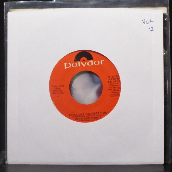 Pepsi & Shirlie - All Right Now / Feels Like The First Time 7" VG+ 45 Polydor - Shuga Records