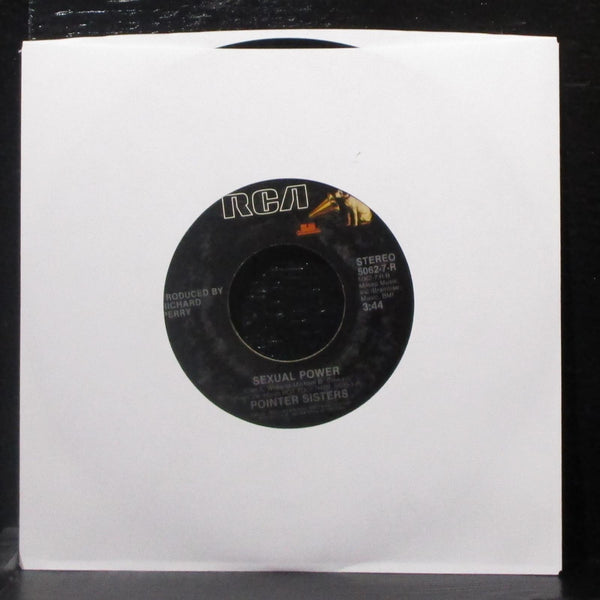 Pointer Sisters - Goldmine / Sexual Power 7" Mint- Vinyl 45 RCA 5062-7-R USA - Shuga Records