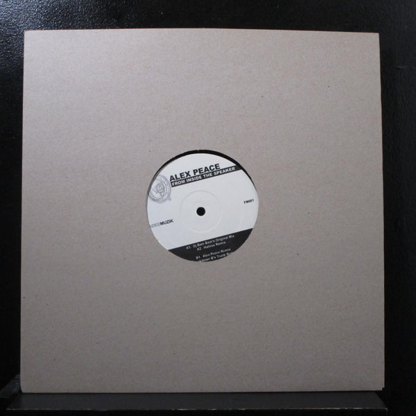 Alex Peace - From Inside The Speaker 12" Mint- FM001 2003 USA Vinyl Record - Shuga Records