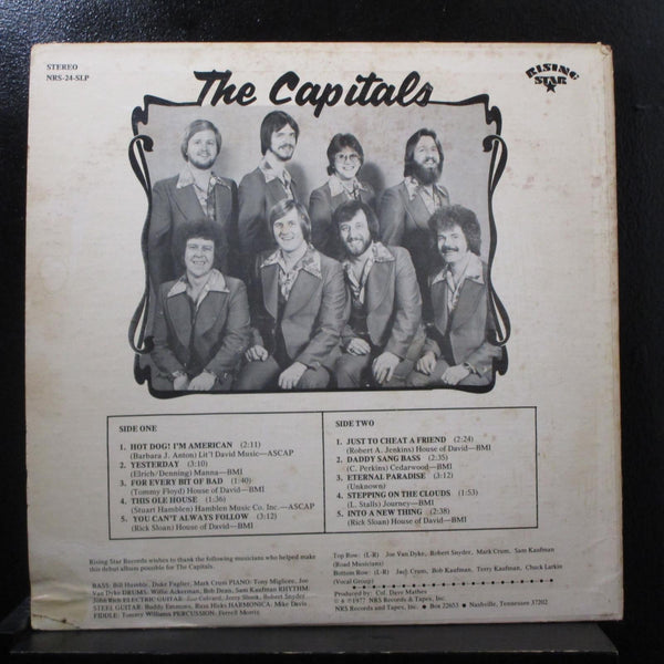The Capitals - The Capitals LP VG+ NRS-24-SLP Private Country Autographed Vinyl - Shuga Records