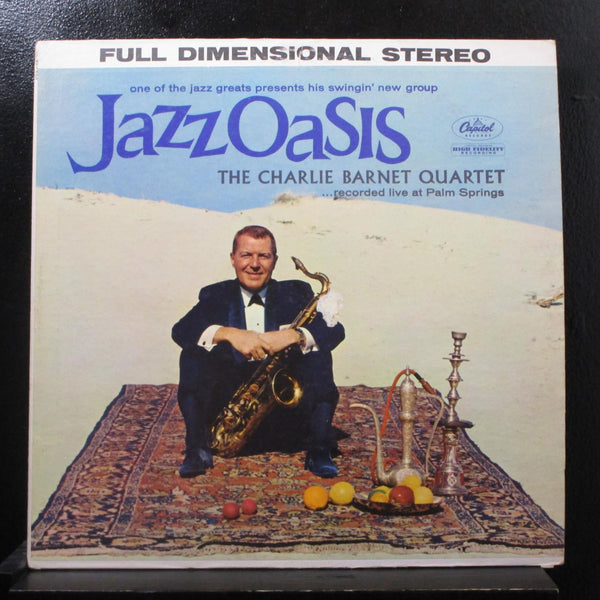 Charlie Barnet Quartet - Jazz Oasis LP VG+ ST-1403 Rainbow Label Vinyl Record - Shuga Records