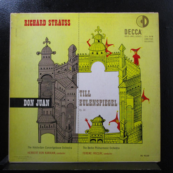 Karajan / Fricsay - Don Juan / Till Eulenspigel LP VG+ DL 9529 Erik Nitsche Art - Shuga Records
