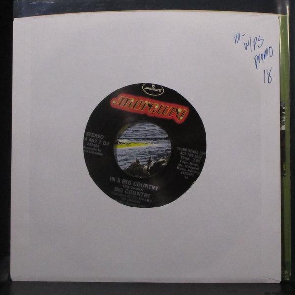 Big Country - In A Big Country 7" Mint- Promo Vinyl 45 Mercury 814 467-7 DJ USA - Shuga Records