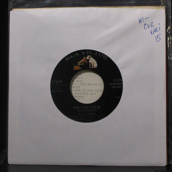 Harry Belafonte - Don't Ever Love Me / Mama Look At Bubu 7" Mint- 45 RCA var - Shuga Records