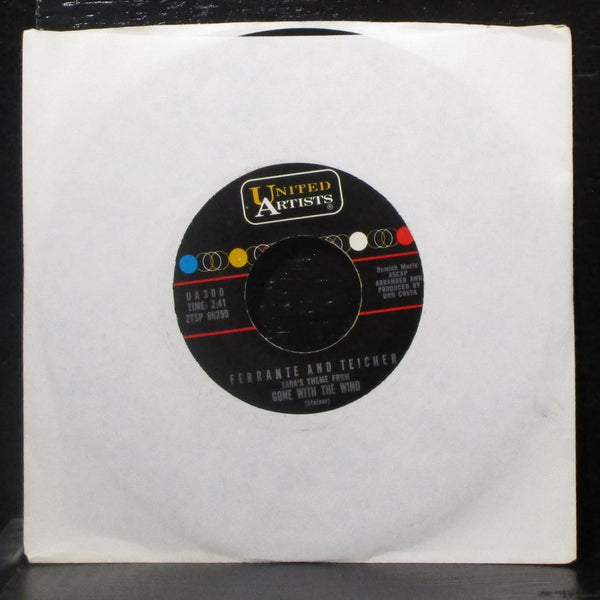 Ferrante & Teicher - One Eyed Jacks / Gone With The Wind 7" VG+ Vinyl 45 UA 300 - Shuga Records