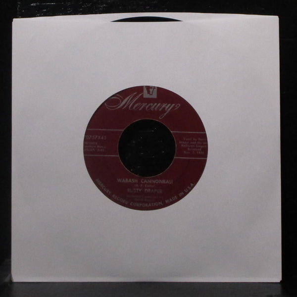 Rusty Draper - Are You Satisfied / Wabash Cannonball 7" VG+ Vinyl 45 Mercury - Shuga Records