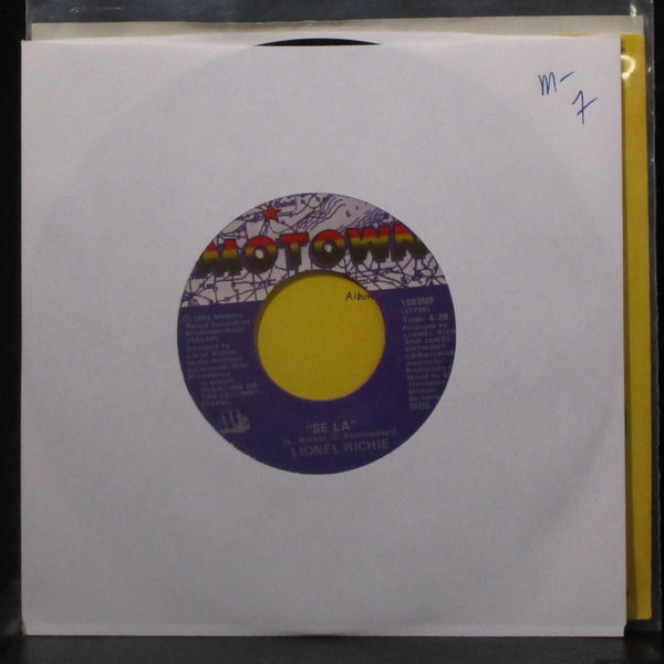 Lionel Richie - Se La / Serves You Right 7" Mint- Vinyl 45 Motown 1883MF USA - Shuga Records