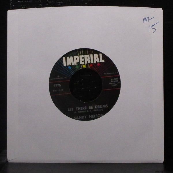 Sandy Nelson - Let There Be Drums / Quite A Beat 7" Mint- Vinyl 45 Imperial 5775 - Shuga Records