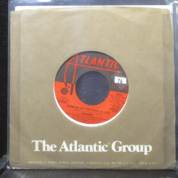 Spinners - Working My Way Back To You / Disco Ride 7" Mint- Vinyl 45 Atlantic - Shuga Records