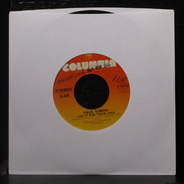 Paul Simon - Still Crazy After All These Years 7" VG+ Promo 45 Columbia 3-10332 - Shuga Records