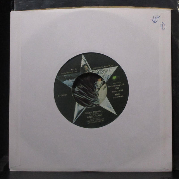 Ringo Starr - Photograph / Down And Out 7" VG+ Vinyl 45 Apple 1865 USA 1973 - Shuga Records