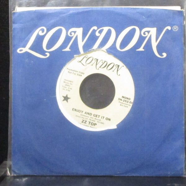 ZZ Top - Enjoy And Get It On 7" Mint- Promo Vinyl 45 London 5N-252-DJ USA 1977 - Shuga Records