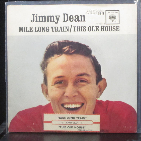 Jimmy Dean - Mile Long Train / This Ole House 7" VG+ Vinyl 45 Columbia 4-42738 - Shuga Records