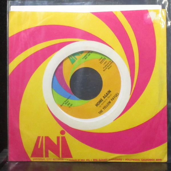 The Yellow Payges - I'm A Man / Home Again 7" Mint- Promo Vinyl 45 UNI 55225 - Shuga Records