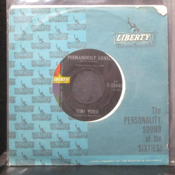Timi Yuro - Call Me / Permanently Lonely 7" VG+ Vinyl 45 Liberty F-55665 USA - Shuga Records