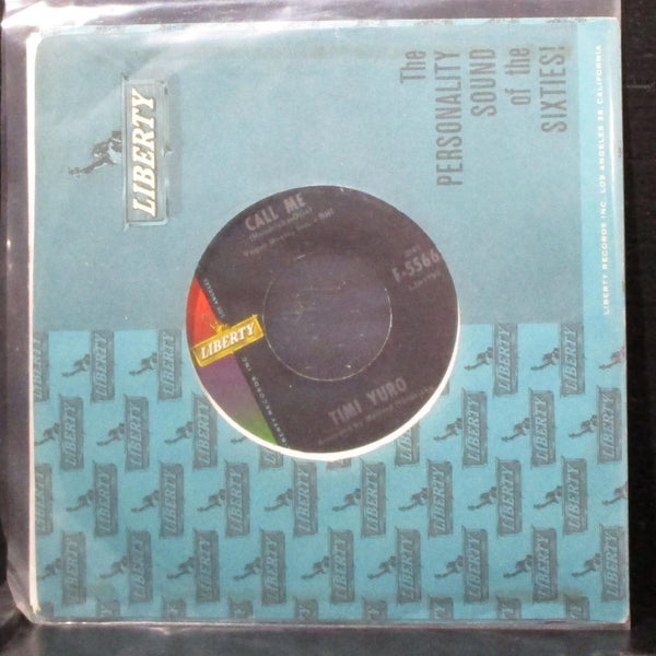 Timi Yuro - Call Me / Permanently Lonely 7" VG+ Vinyl 45 Liberty F-55665 USA - Shuga Records