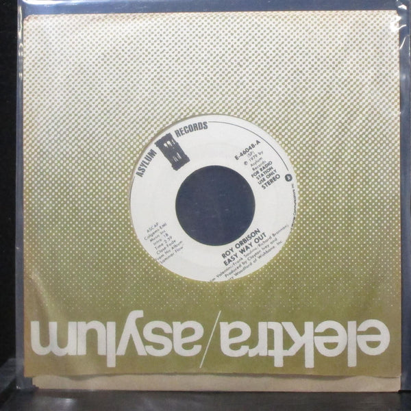Roy Orbison - Easy Way Out 7" VG+ Promo Vinyl 45 Asylum E-46048 USA 1979 - Shuga Records