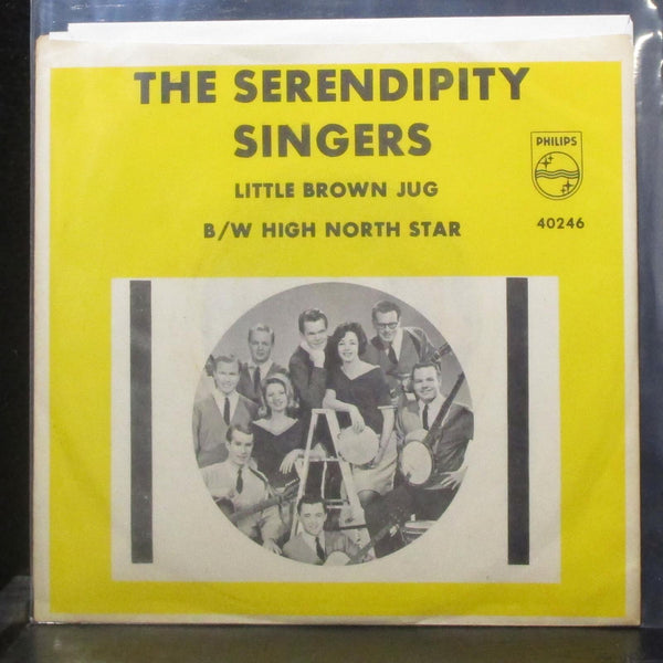 The Serendipity Singers - Little Brown Jug / High North Star 7" VG+ 45 Philips - Shuga Records