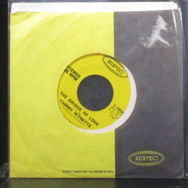 Tammy Wynette - 'Til I Get It Right / The Bridge Of Love 7" Mint- Vinyl 45 Epic - Shuga Records