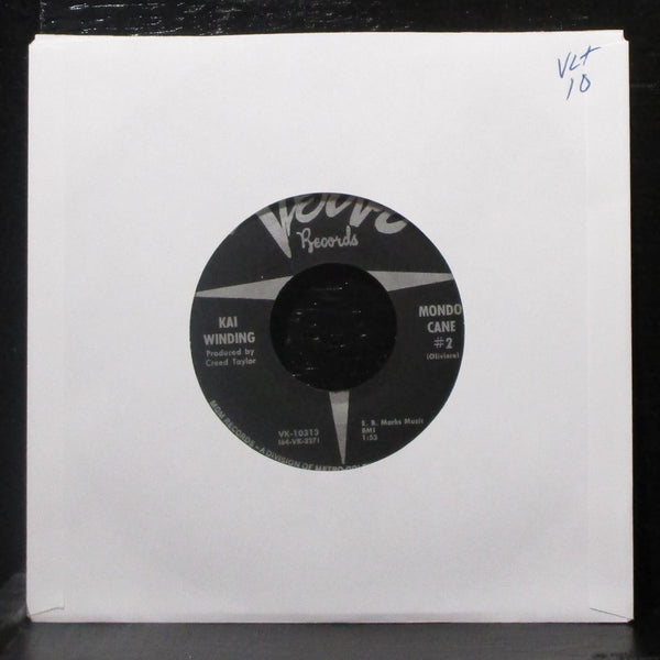 Kai Winding - Mondo Cane #2 / Portrait Of My Love 7" VG+ Vinyl 45 Verve VK-10313 - Shuga Records