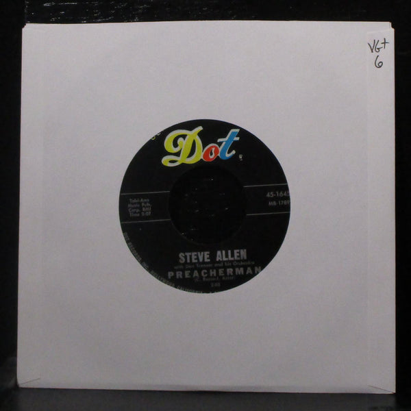 Steve Allen - Gravy Waltz / Preacherman 7" VG+ Vinyl 45 Dot 45-16457 USA 1963 - Shuga Records