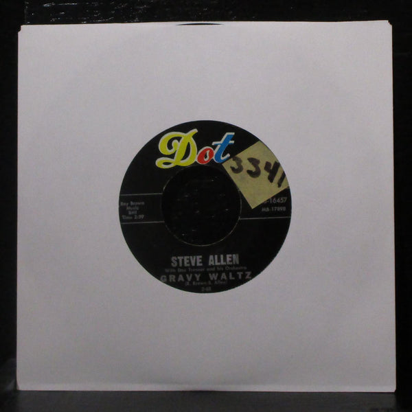 Steve Allen - Gravy Waltz / Preacherman 7" VG+ Vinyl 45 Dot 45-16457 USA 1963 - Shuga Records