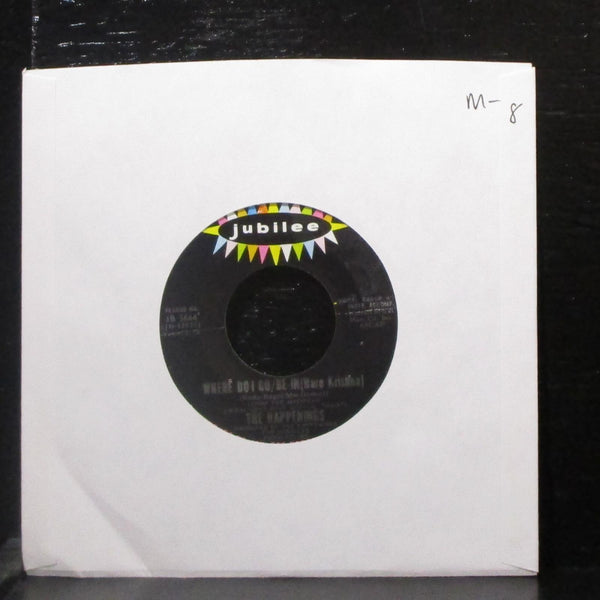 The Happenings - Where Do I Go/Be-In / New Day Comin' 7" Mint- Vinyl 45 Jubilee - Shuga Records