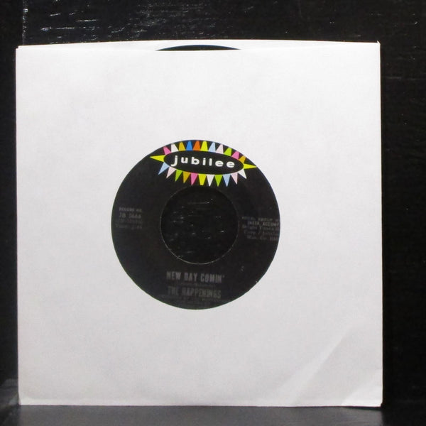 The Happenings - Where Do I Go/Be-In / New Day Comin' 7" Mint- Vinyl 45 Jubilee - Shuga Records