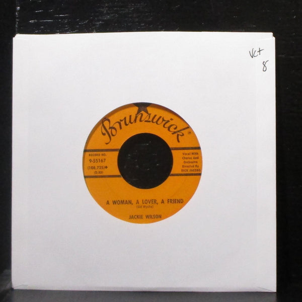 Jackie Wilson - All My Love / A Woman, A Lover, A Friend 7" VG+ Vinyl 45 9-55167 - Shuga Records